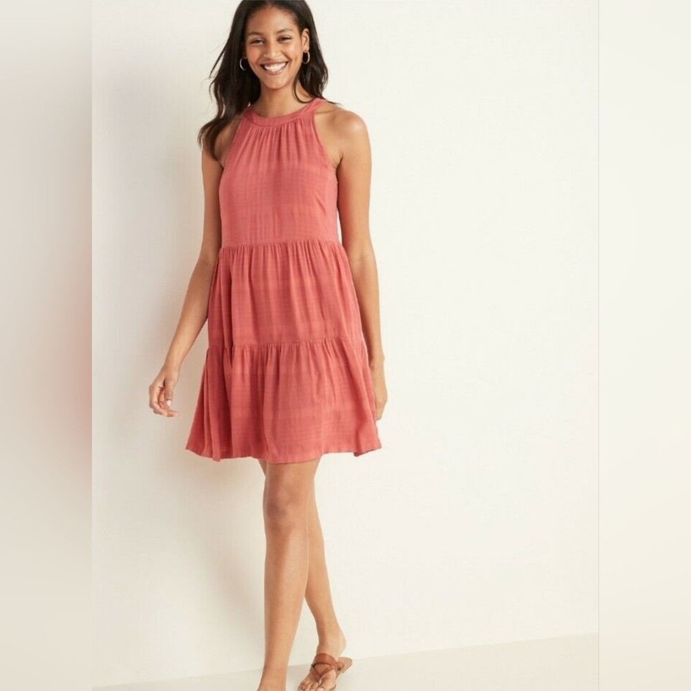 OLD NAVY Tiered Swing Dress